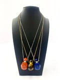 HY00598 Gemstone Potion Bottle Necklace - Assorted