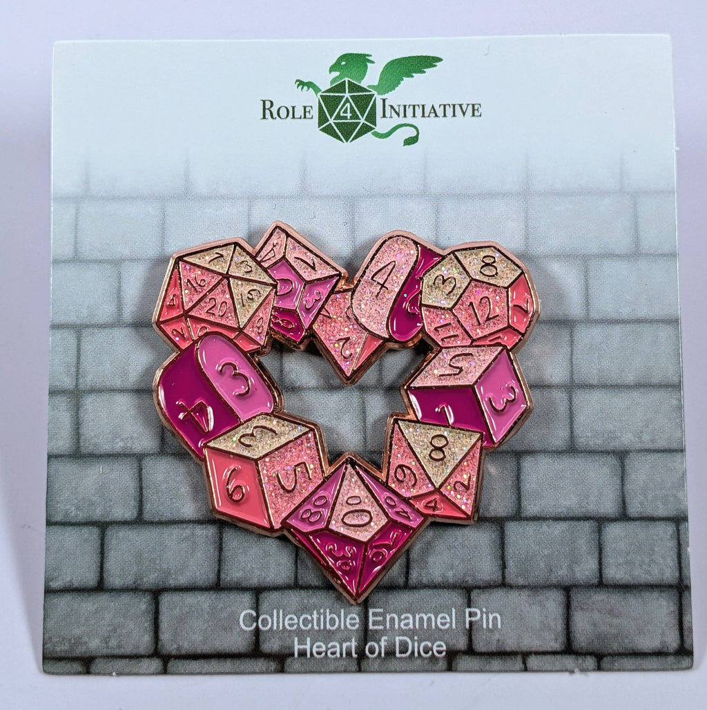 Heart of Dice - Collectible Enamel Pin