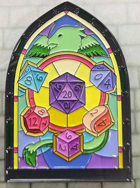Stained Glass Window - Collectible Enamel Pin