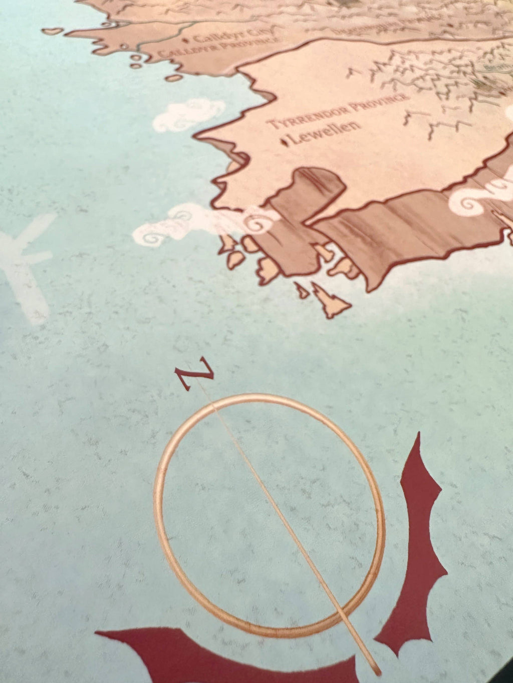 Empyrean Series Map // Navarre // Fourth Wing Fan Art // Lit