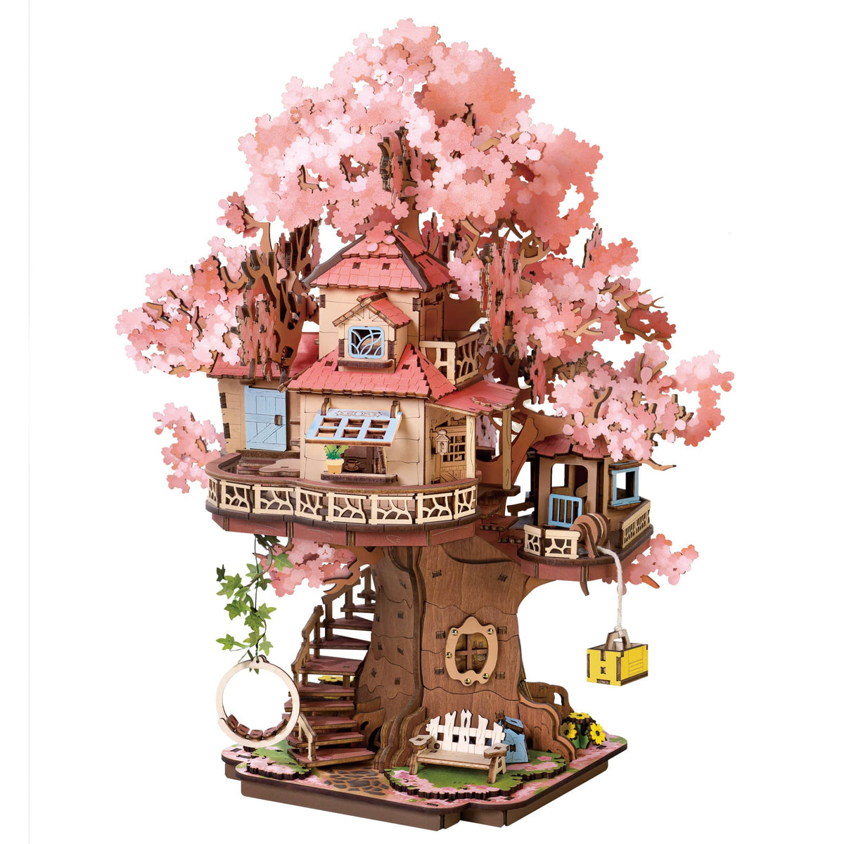 Sakura Tree House Rolife Wooden Puzzle DIY  Craft Kit