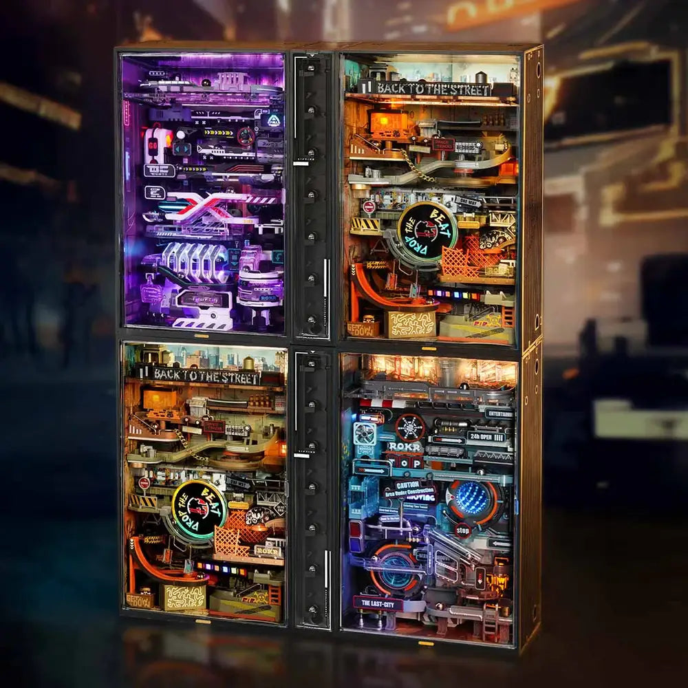 ROKR Hip-Hop Street Marble Run Mechanical 3D Puzzle