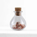 HY00406 Unseelie Tiny Dice Set in Potion Bottle - Rose Gold