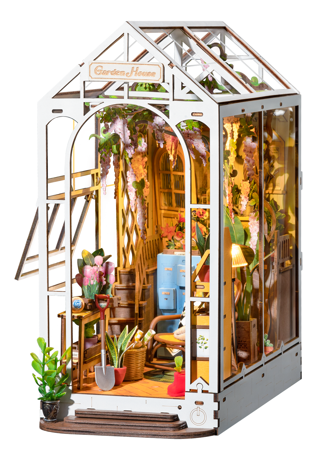 Garden Flower House Book Nook