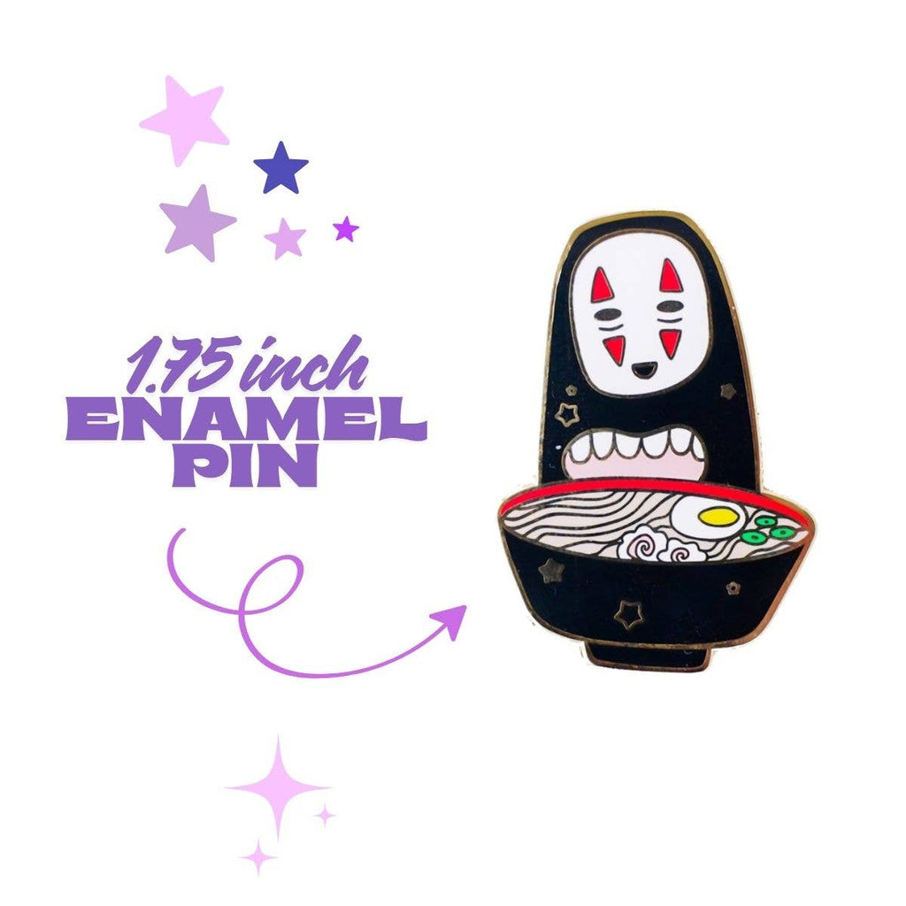 Spirited Away No Face Enamel Pin