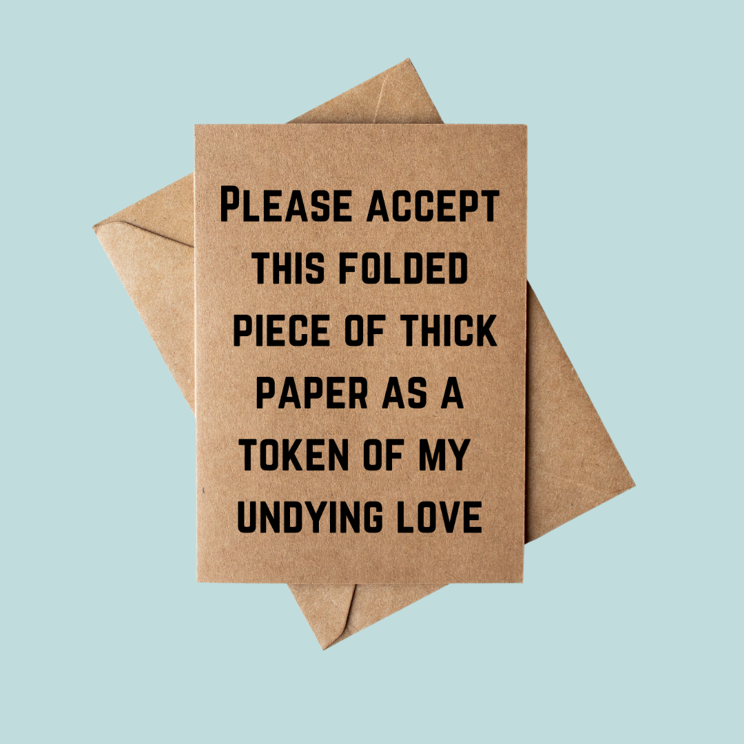Funny Minimalist Card for Dad on Father’s Day