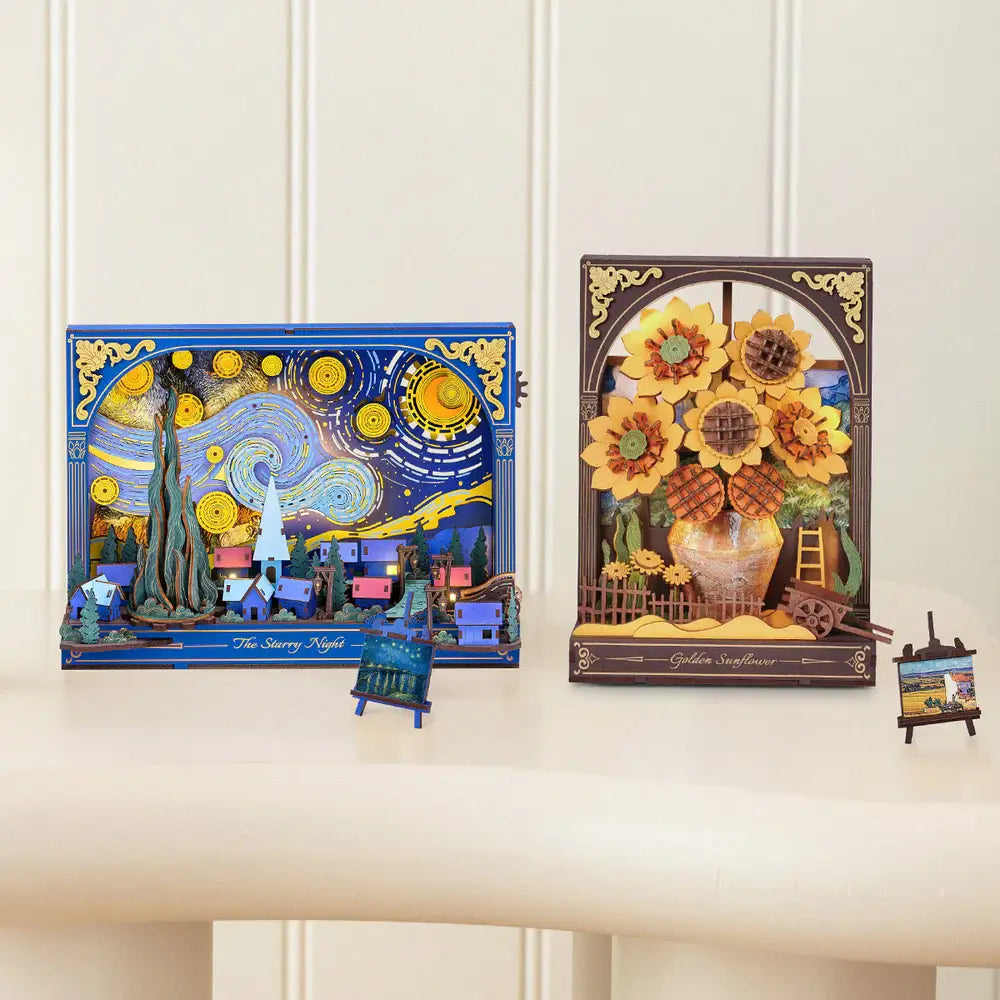 Rowood The Starry Night Wall Art 3D Wooden Puzzle
