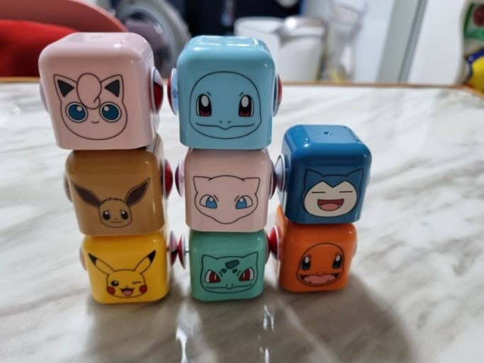 Pokémon Cube Pull-back Car – Random Blind Capsule Toy