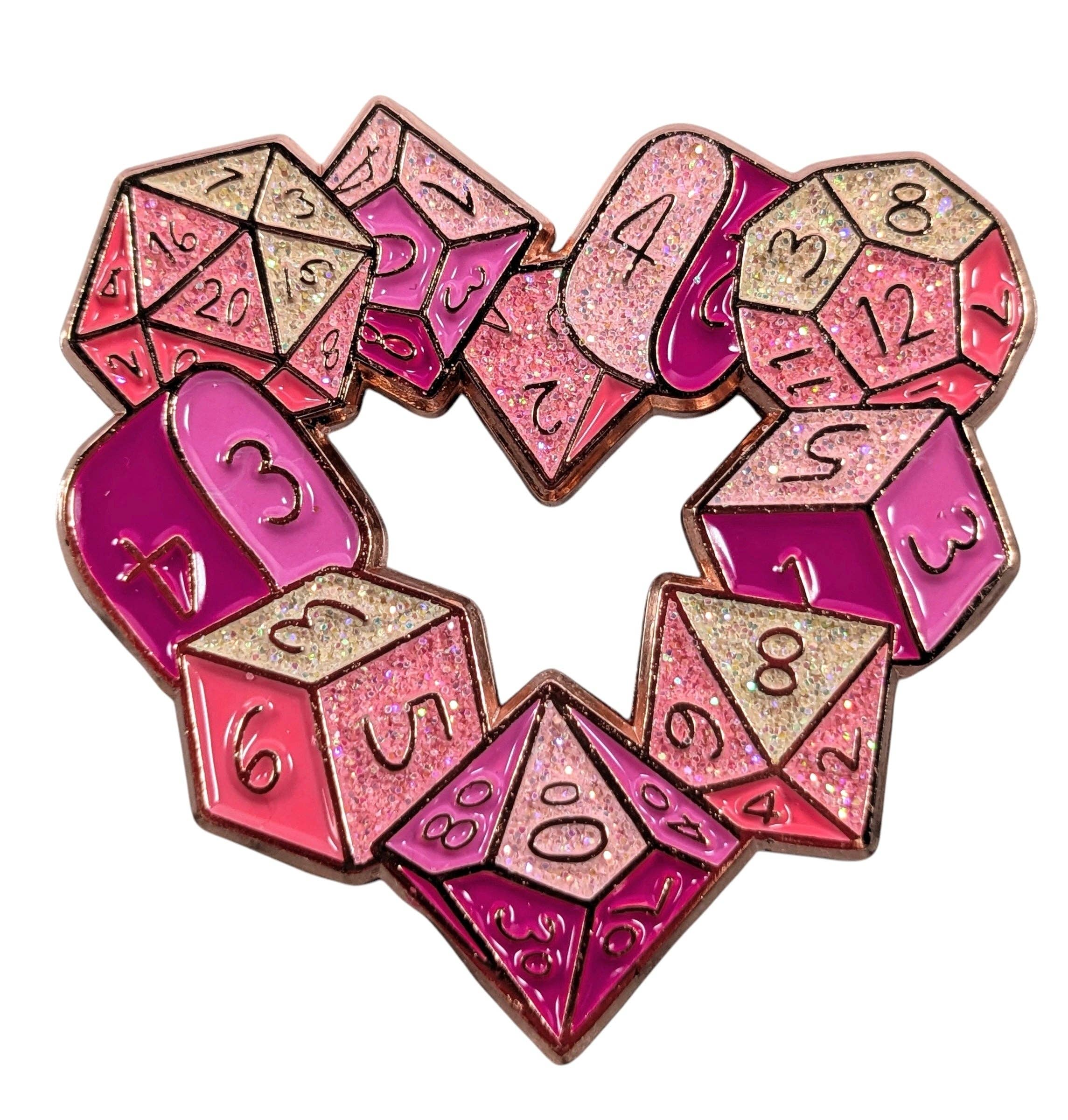 Heart of Dice - Collectible Enamel Pin