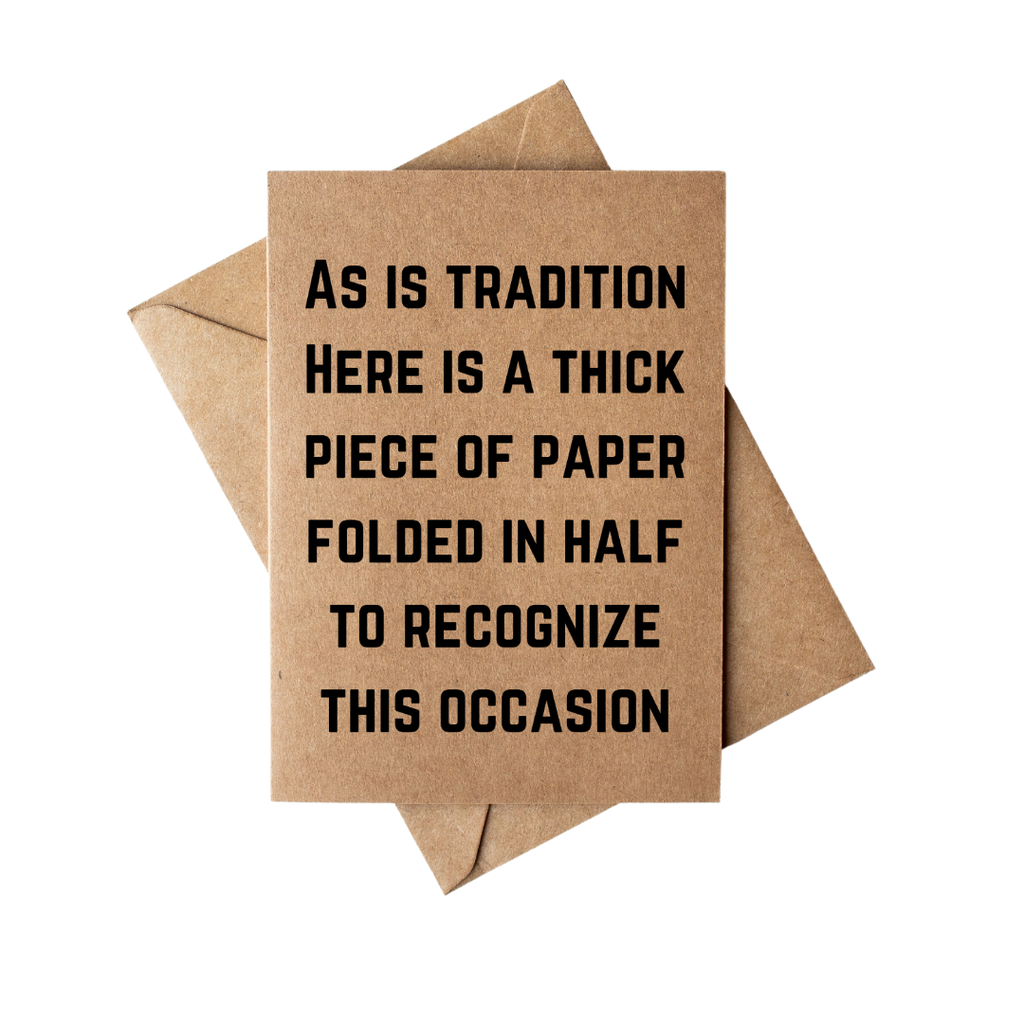 Sarcastic Card with Funny Message for Father’s Day 