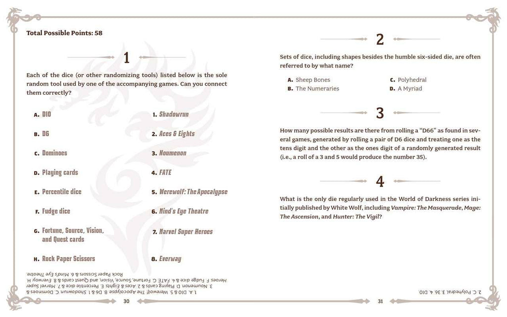 Düngeonmeister Book of RPG Trivia by Jef Aldrich