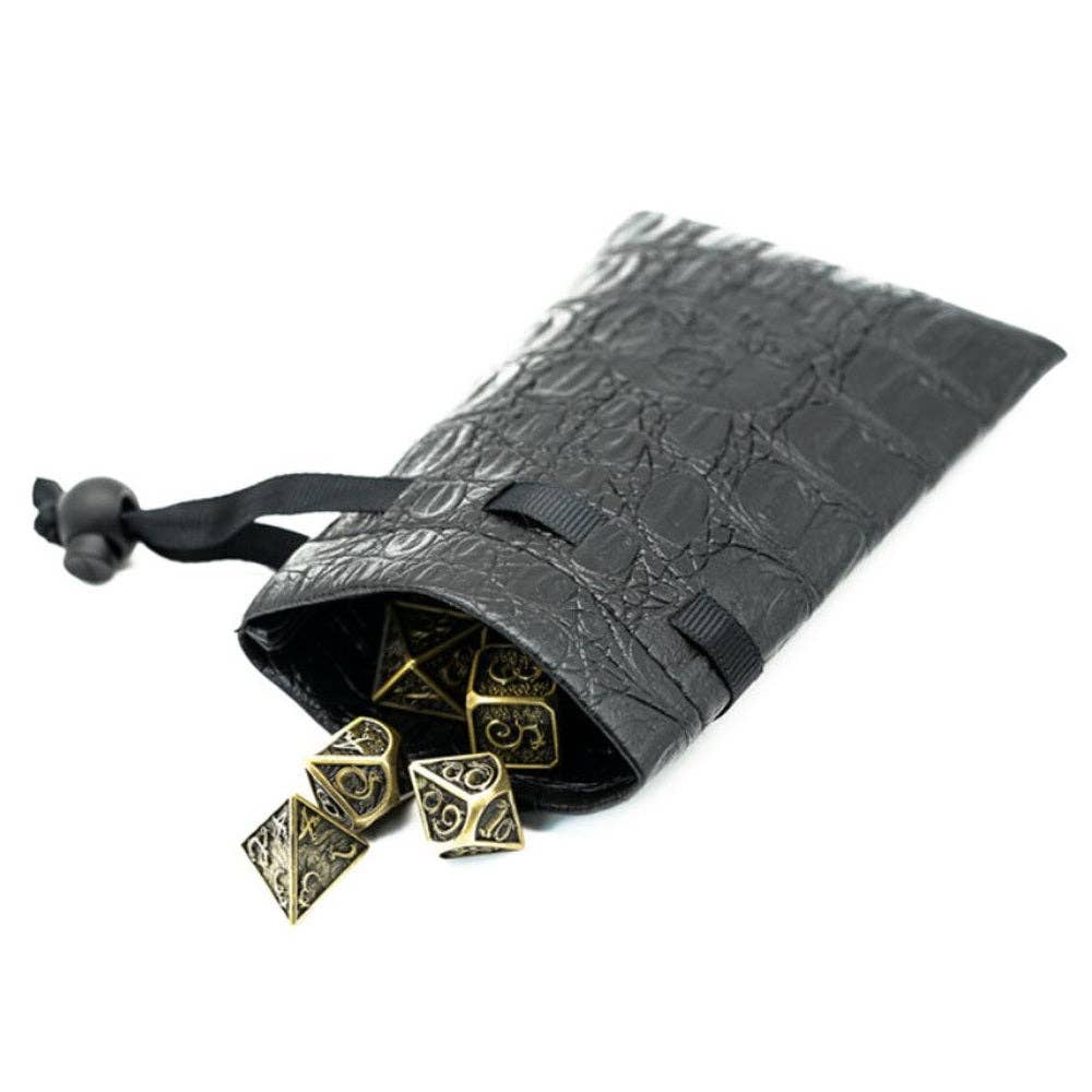 Bonekeeper Leather Dice Bag