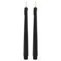 11.5 Inch Black LED Drip Taper Candles w/