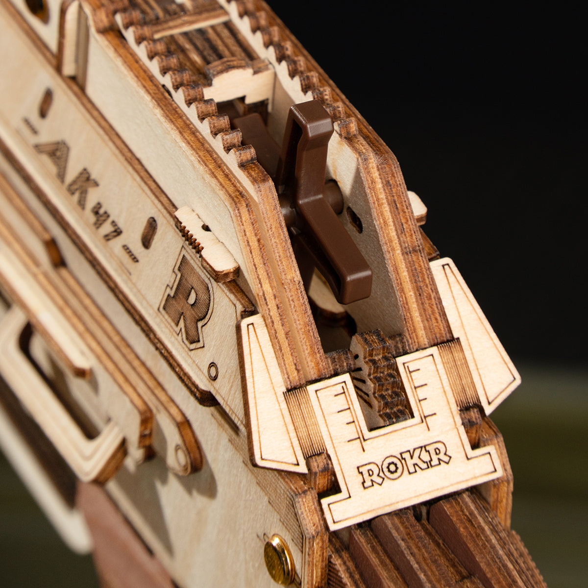 AK-47 Assault Rifle Toy Gun 3D Wooden Puzzle