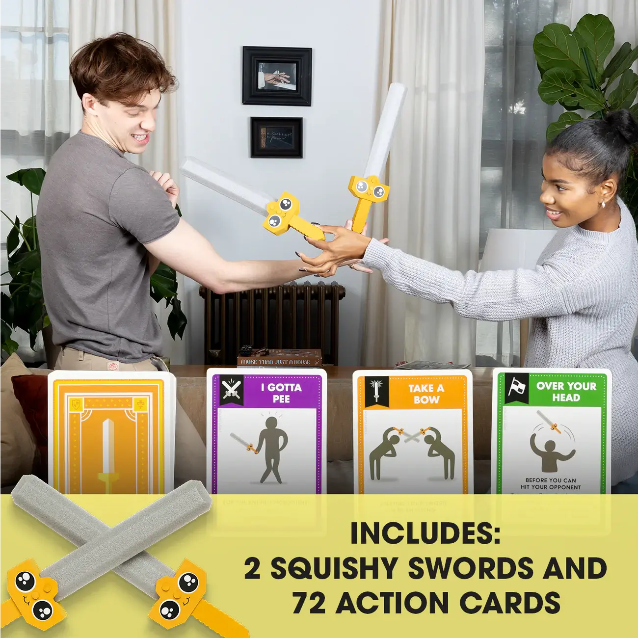 Let's Hit Each Other with Fake Swords: Action Card Game