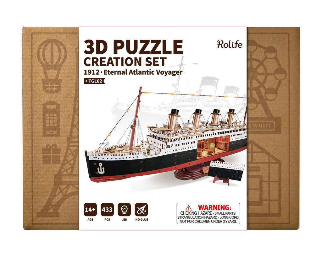 Rolife Eternal Atlantic Voyager DIY 3D Puzzle