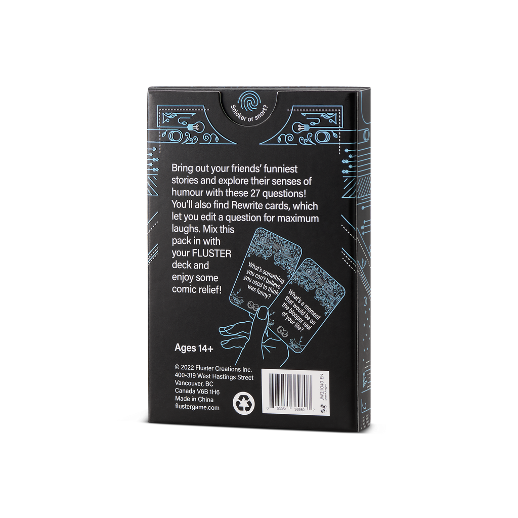 FLUSTER Laugh Pack: Conversation Card Game Expansion Pack