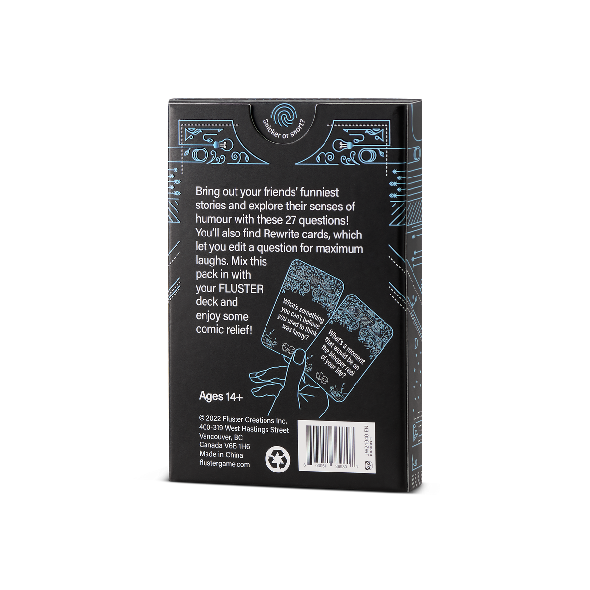 FLUSTER Laugh Pack: Conversation Card Game Expansion Pack