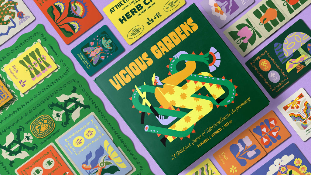 Vicious Gardens - Cozy Gardening Board Game