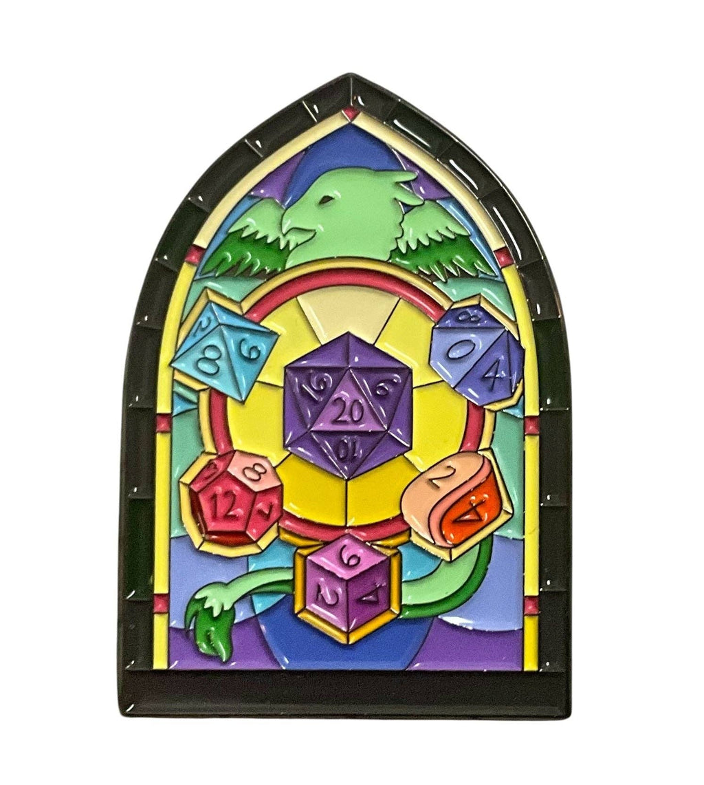 Stained Glass Window - Collectible Enamel Pin