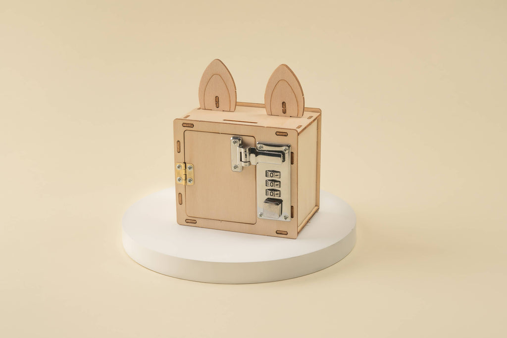 Combination Lock Box and Phone Holder DIY Kit, STEM Toy