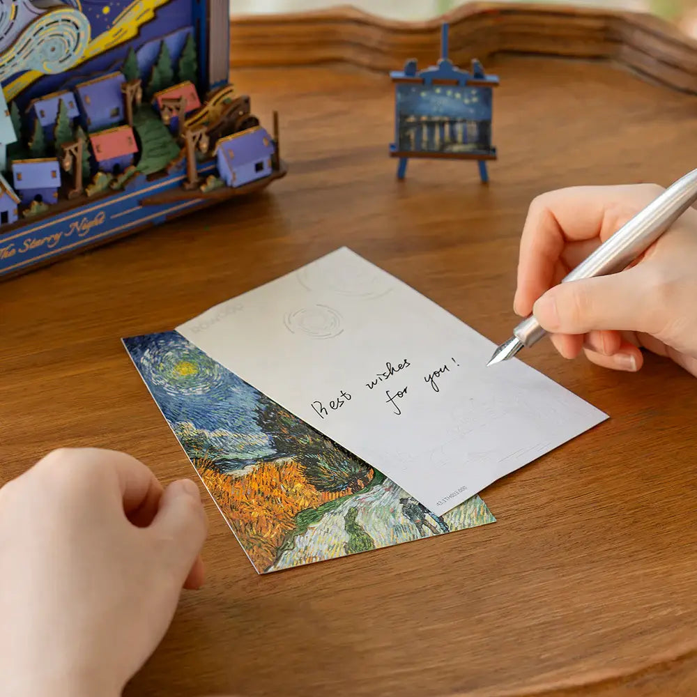 Rowood The Starry Night Wall Art 3D Wooden Puzzle