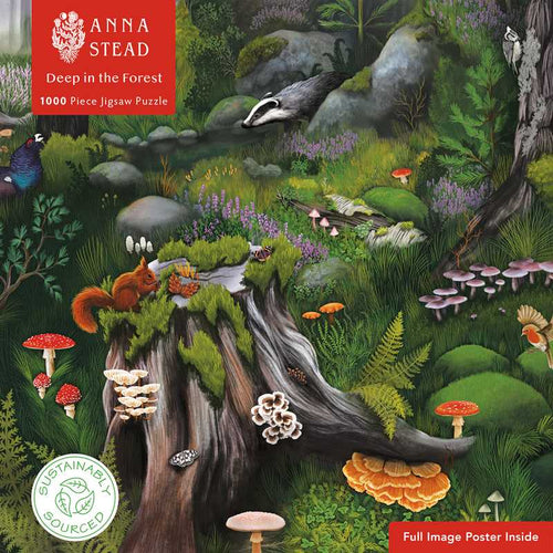 Adult Sustainable Jigsaw Puzzle Anna Stead: Deep in the Forest by