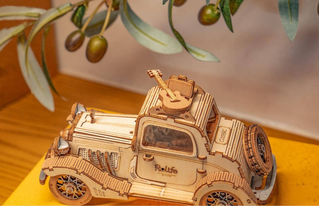 Rolife Vintage Car 3D Wooden Puzzle