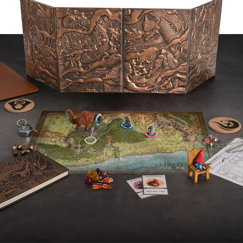 3D Faux-Leather Customizable Game Master Screen (DM/GM)
