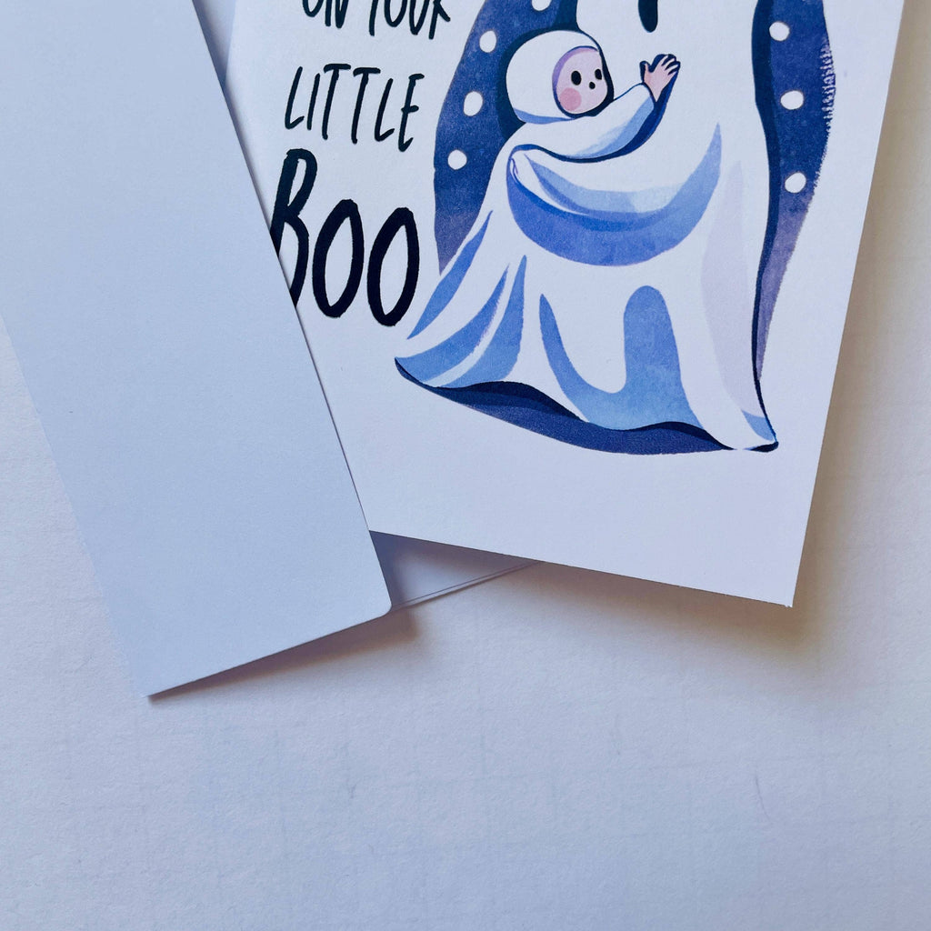 Halloween Baby Shower Congrats Card For New Baby