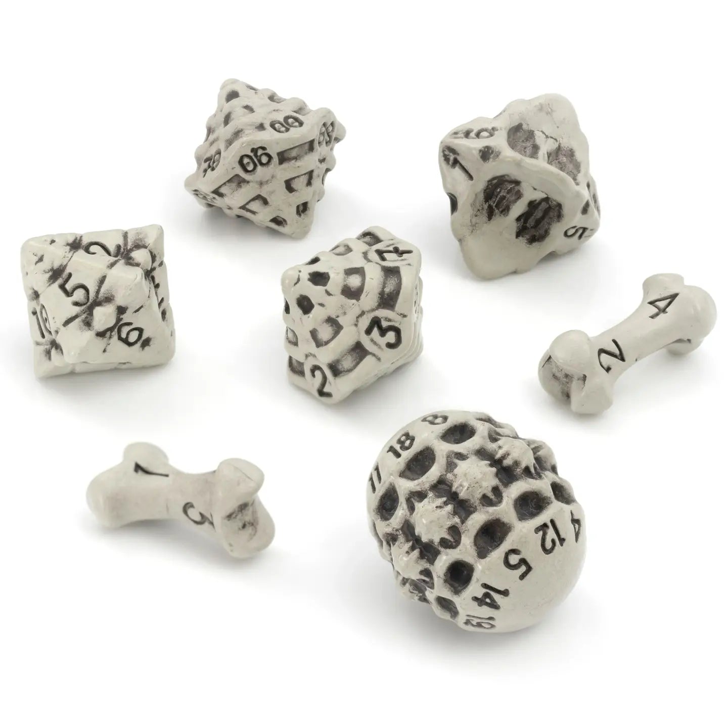 Skull & Bone Full 7 Dice Set