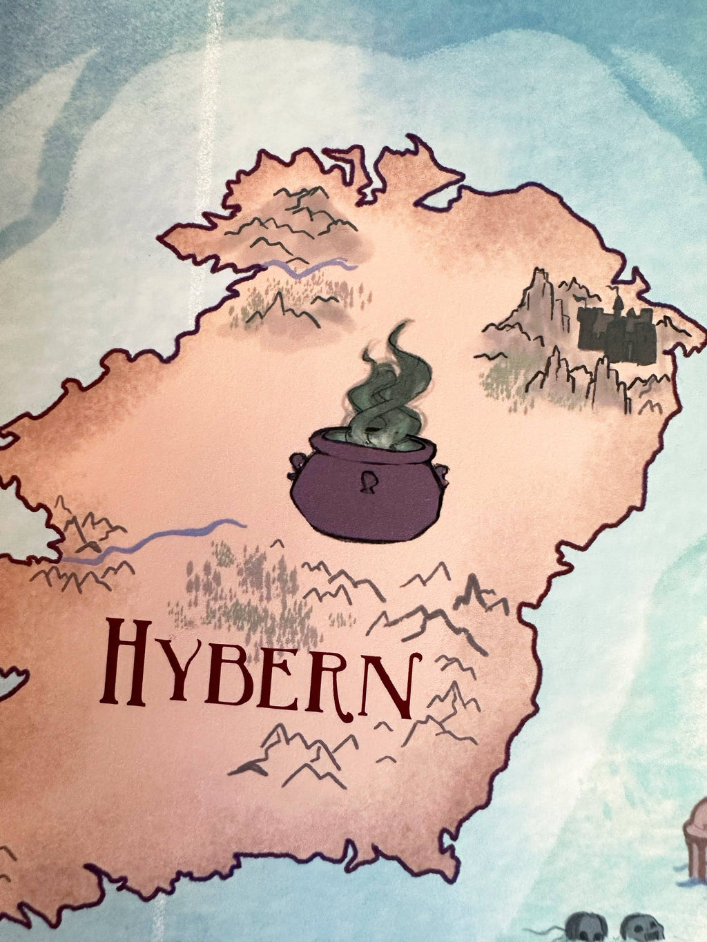 Prythian Map // Fantasy Landscapes // ACOTAR // Book Art