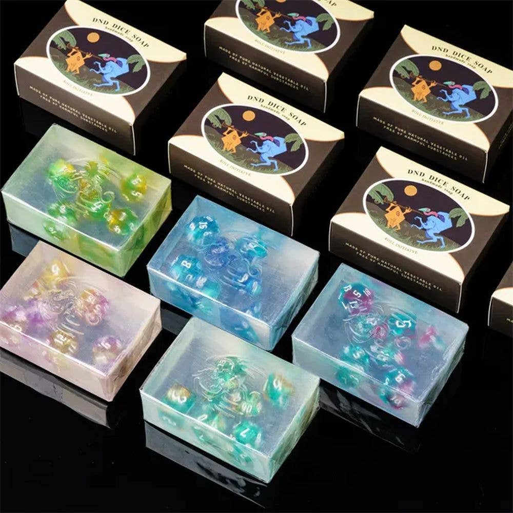 Critical Clean Soap Bar – Mystery Dice Inside