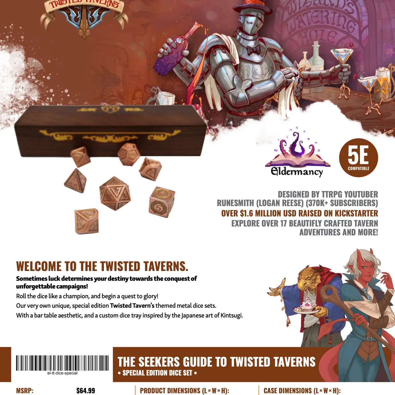 Twisted Taverns - Tavern Dice - Special Edition