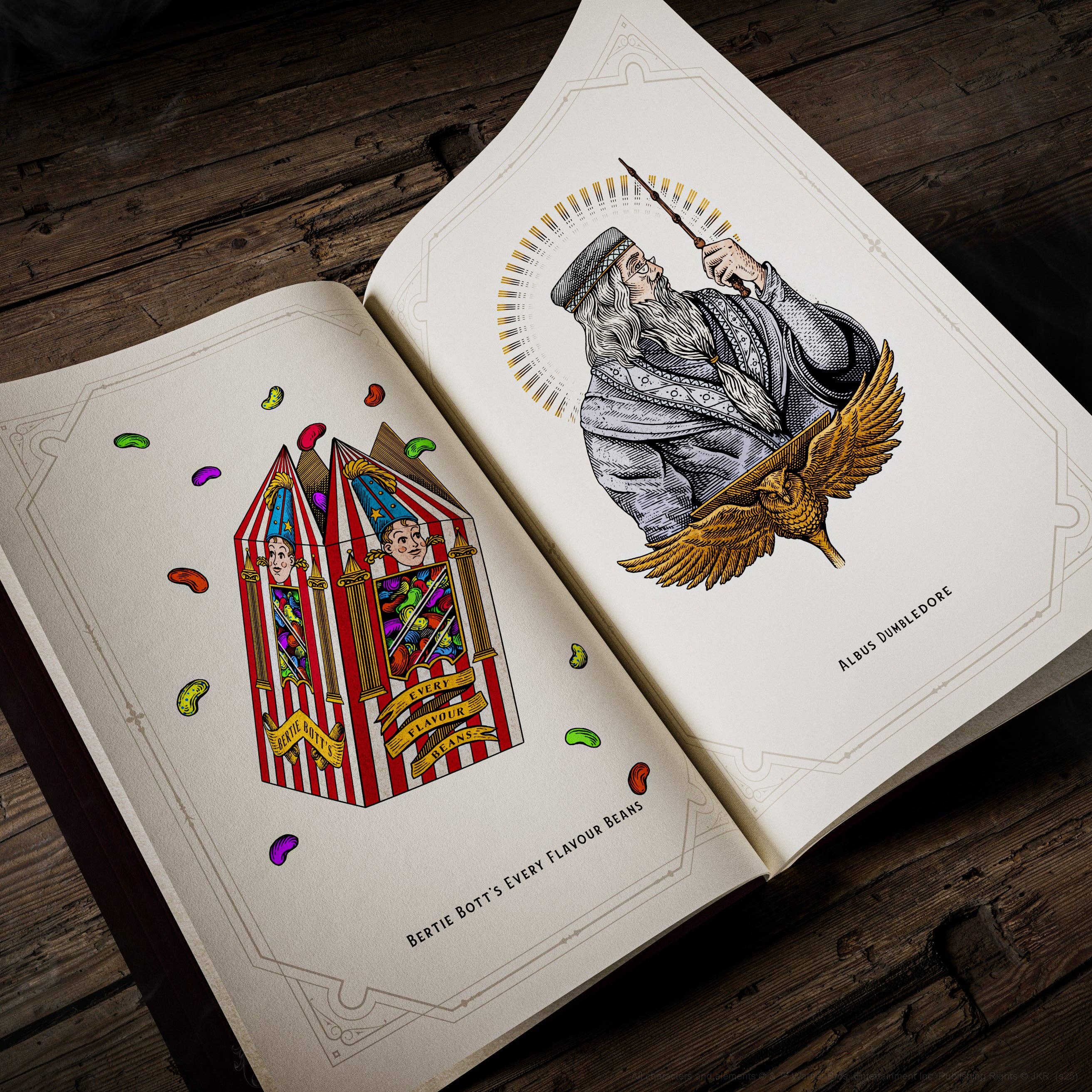 Harry Potter Self-Coloring Book
