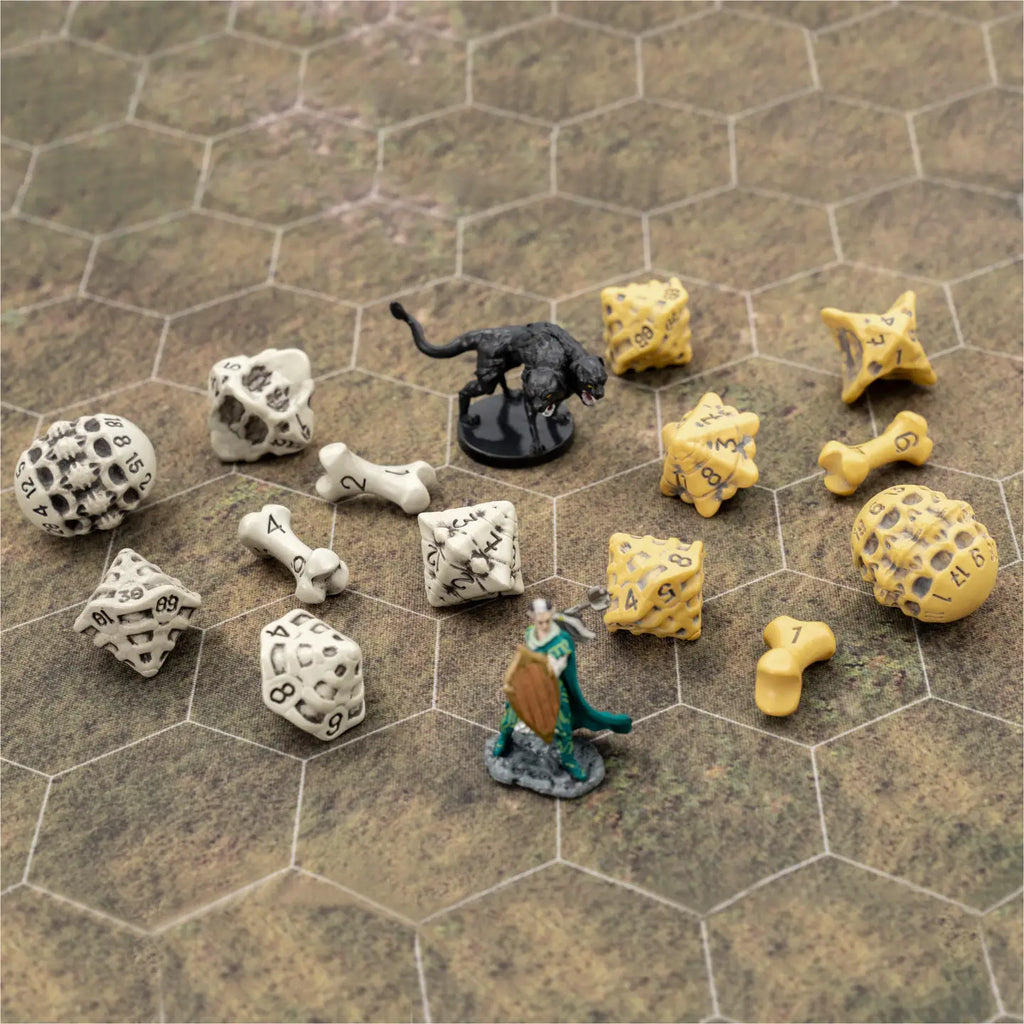 Skull & Bone Full 7 Dice Set