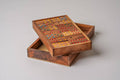 Classic mango wood dominoes game set handcrafted in Thailand