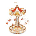 ROKR 3D Wooden Puzzles DIY Music Box Swing Ride