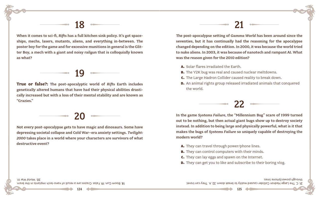 Düngeonmeister Book of RPG Trivia by Jef Aldrich