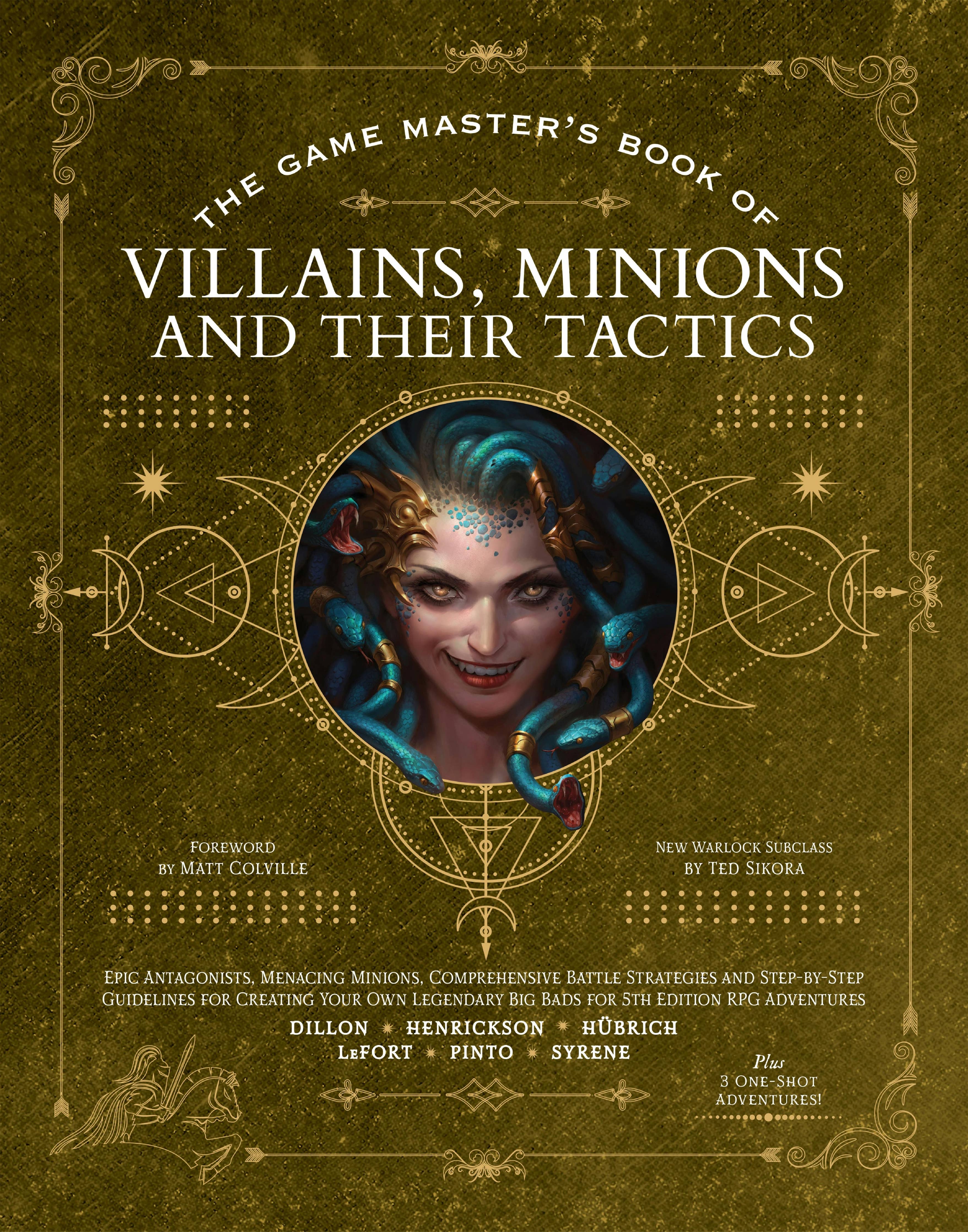 Game Master's Book Of Villains & Tactics For 5th Edition Rpg