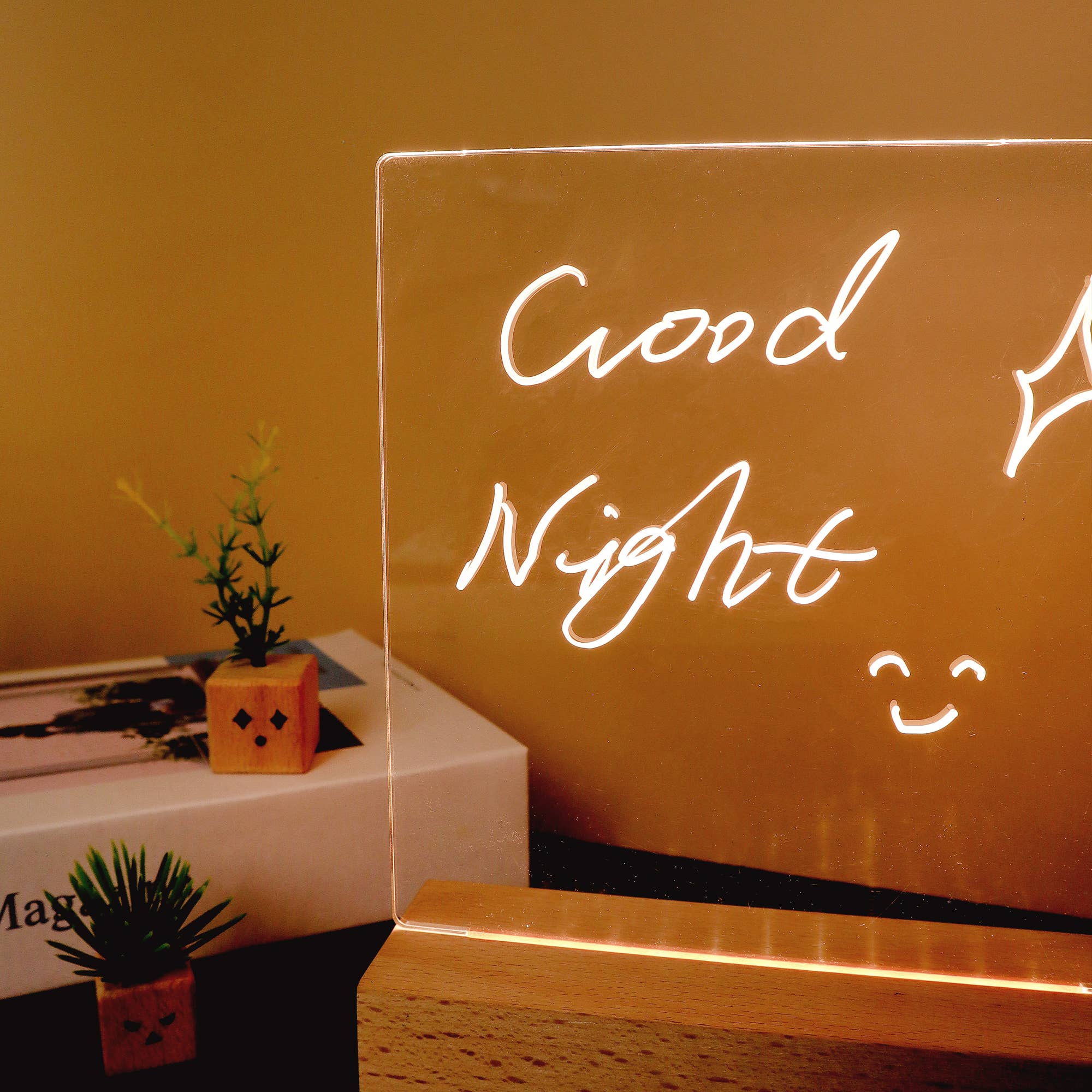 LED Writing Board – Reusable Message & Reminder Light Board