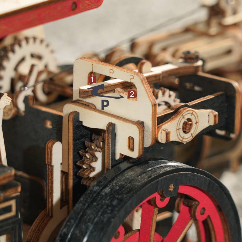 Steam Engine Mechanical Robotime Rokr DIY 3D puzzles