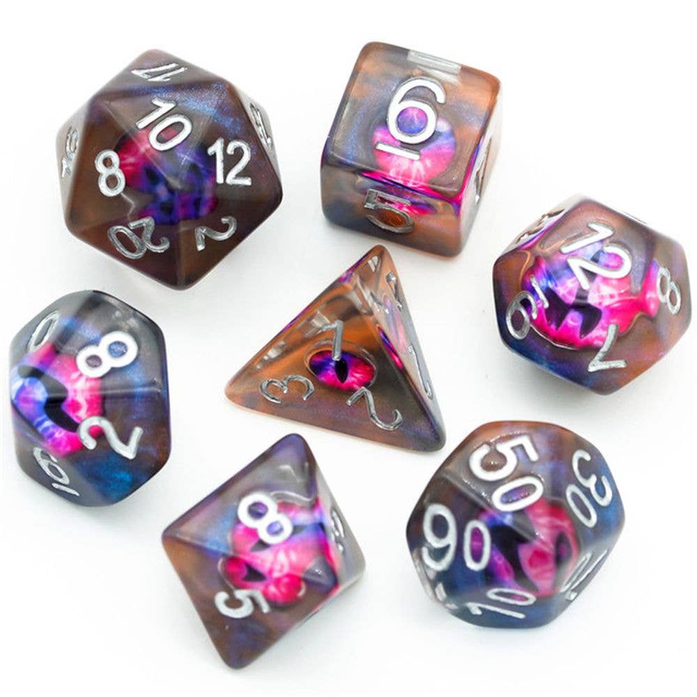 Demon Eye Resin Dice Set