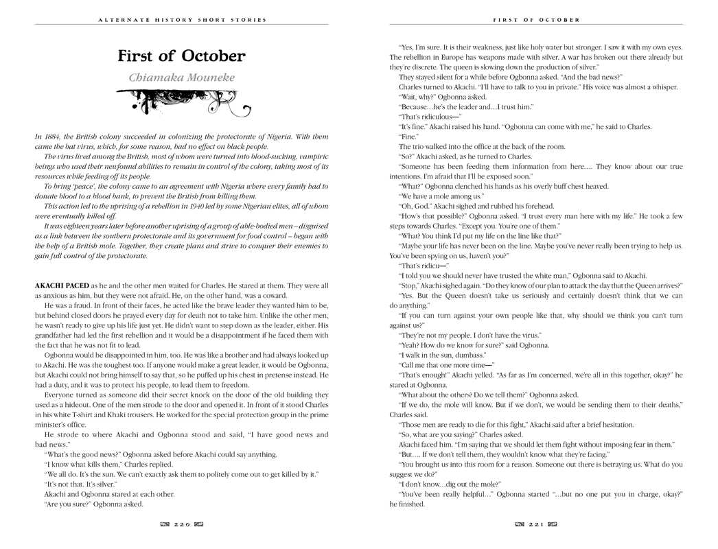 Alternate History Short Stories by