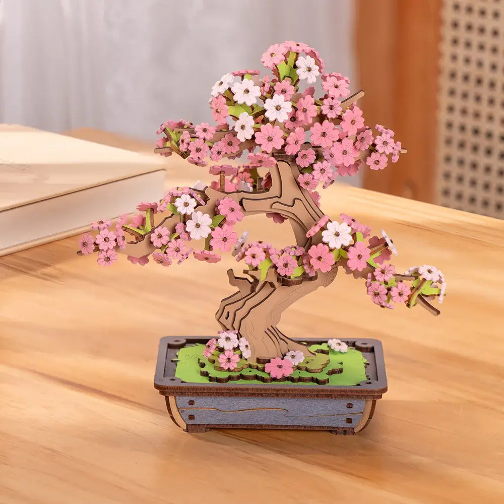 Sakura Bonsai Rolife DIY Puzzles 3D Wooden Crafts