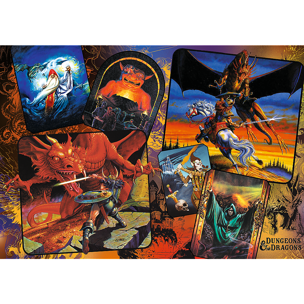 Trefl Red 1000 Piece Puzzle - The Origins of D & D