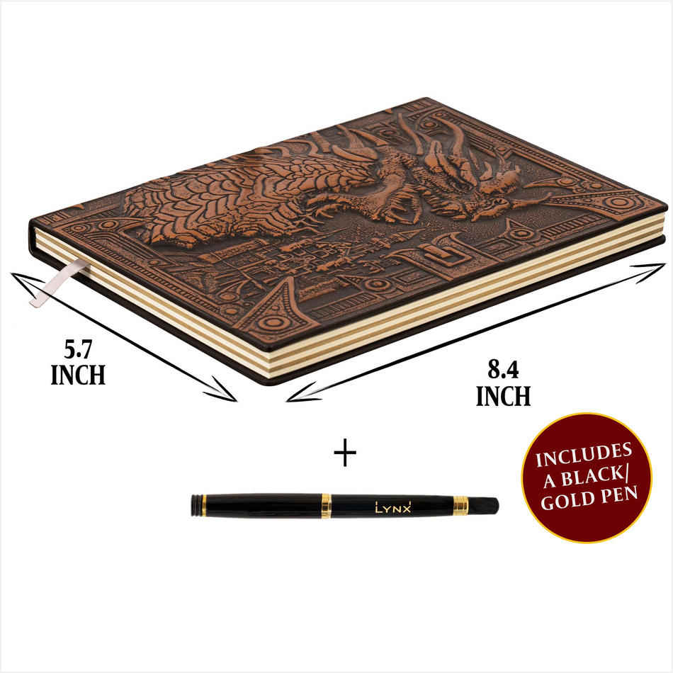 3D Faux - Leather Notbook/Journal