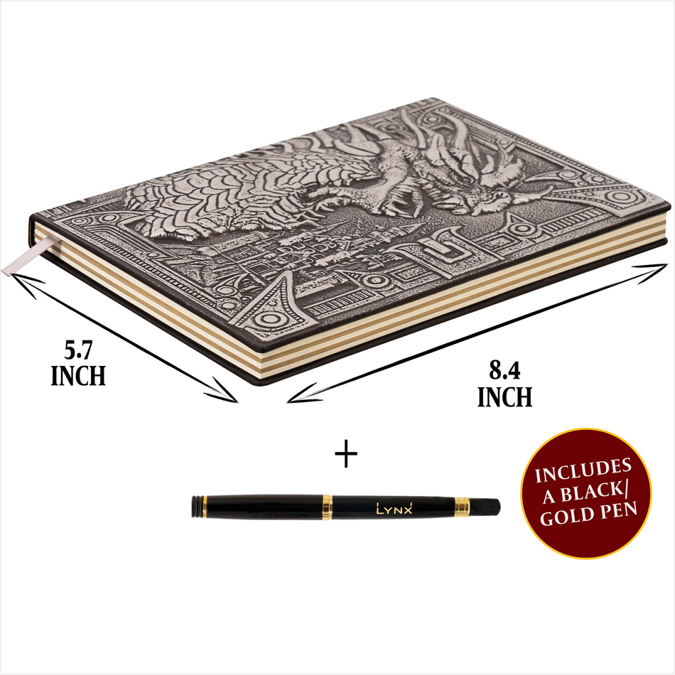 3D Faux - Leather Notbook/Journal