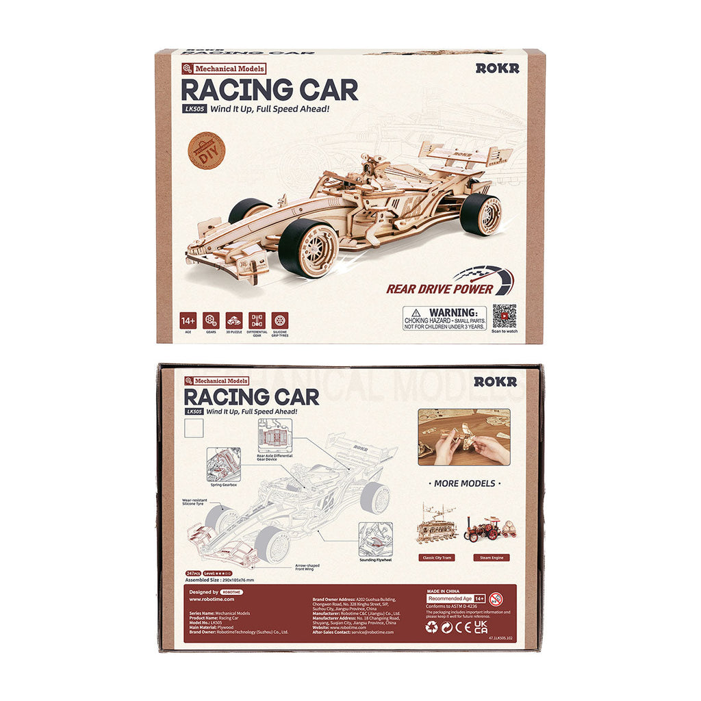 Racing Car 3D Wooden Puzzle