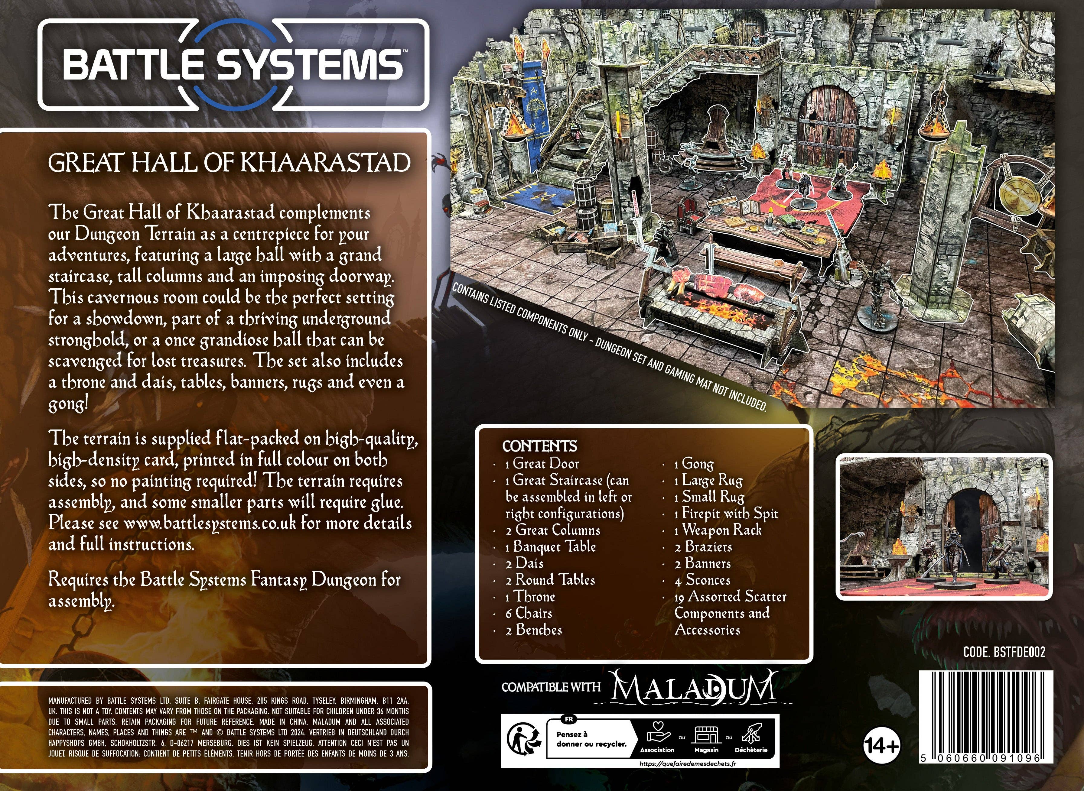 Battle Systems: Fantasy Dungeon - Great Hall of Khaarastad
